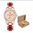 Alexandre Christie AC 2C02 Rosegold Red BFBRGRGRE Box Set